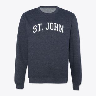 Saint John Elementary Middle School Varsity Arch Crewneck Sweatshirt