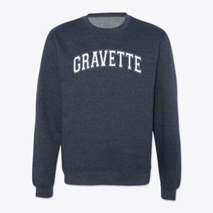 Gravette Junior High School Varsity Arch Crewneck Sweatshirt