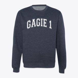 Gagie School 1 Varsity Arch Crewneck Sweatshirt