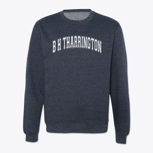 B H Tharrington Primary School Varsity Arch Crewneck Sweatshirt