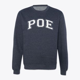 Poe Magnet Elementary School Varsity Arch Crewneck Sweatshirt