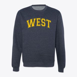West Early Childhood Center Varsity Arch Crewneck Sweatshirt