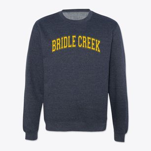 Bridle Creek Elementary School Varsity Arch Crewneck Sweatshirt