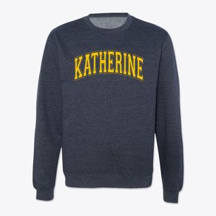 Katherine Delmar Burke School Varsity Arch Crewneck Sweatshirt