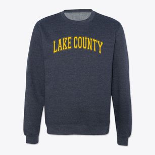 Lake County Baptist School Varsity Arch Crewneck Sweatshirt