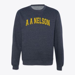 A A Nelson Elementary School Varsity Arch Crewneck Sweatshirt