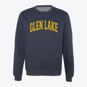 Glen Lake Elementary School Varsity Arch Crewneck Sweatshirt