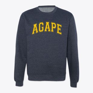 Agape Christian School Varsity Arch Crewneck Sweatshirt