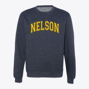 Nelson Elementary School Varsity Arch Crewneck Sweatshirt