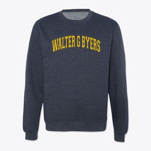 Walter G Byers Elementary School Varsity Arch Crewneck Sweatshirt