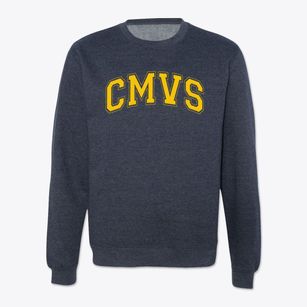Charlotte Mecklenburg Virtual School Varsity Arch Crewneck Sweatshirt