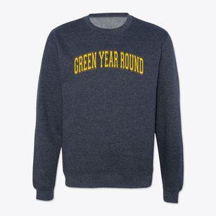 Green Year Round Elementary School Varsity Arch Crewneck Sweatshirt