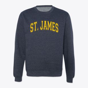 Saint James Elementary School Varsity Arch Crewneck Sweatshirt