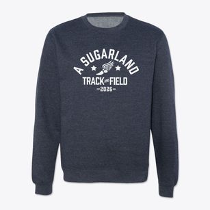 Texas A&m Sugarland High School Track and Field Crewneck Sweatshirt