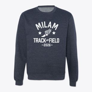 Milam School Track and Field Crewneck Sweatshirt