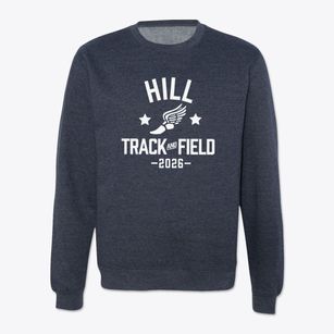 Hill Elementary School Track and Field Crewneck Sweatshirt