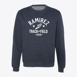 Ramirez Elementary School Track and Field Crewneck Sweatshirt