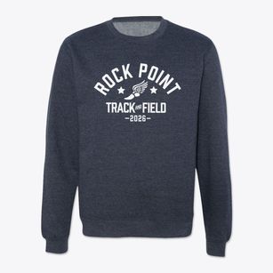 Rock Point School Track and Field Crewneck Sweatshirt