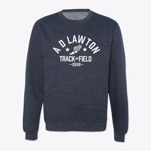 A D Lawton Middle School Track and Field Crewneck Sweatshirt