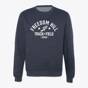 Freedom Hill Elementary School Track and Field Crewneck Sweatshirt