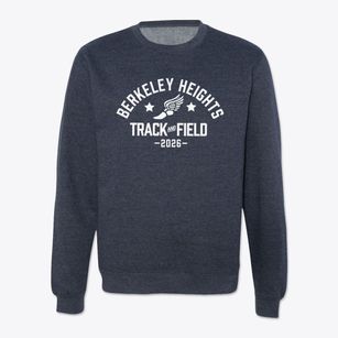 Berkeley Heights Elementary School Track and Field Crewneck Sweatshirt