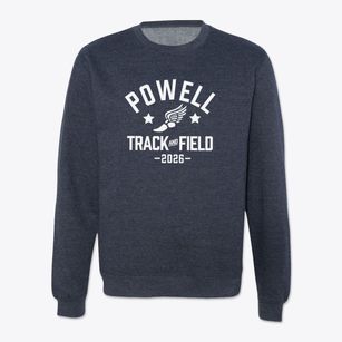 Powell Elementary School Track and Field Crewneck Sweatshirt