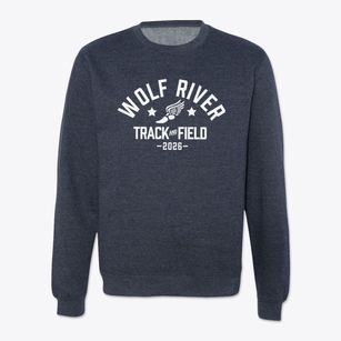 Wolf River Lutheran High School Track and Field Crewneck Sweatshirt