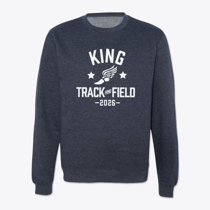 King Elementary School Track and Field Crewneck Sweatshirt