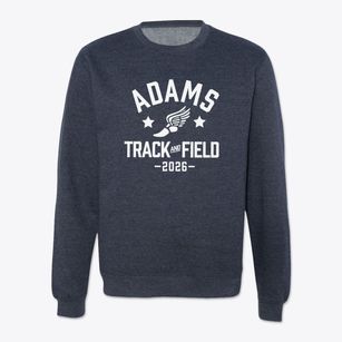 Adams Elementary School Track and Field Crewneck Sweatshirt