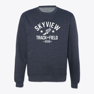 Skyview Elementary School Track and Field Crewneck Sweatshirt
