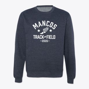 Mancos High School Track and Field Crewneck Sweatshirt