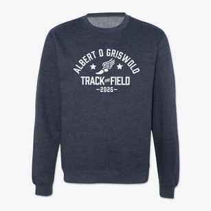 Albert D Griswold Middle School Track and Field Crewneck Sweatshirt