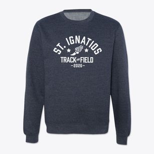 St Ignatios Of Antioch Parish Track and Field Crewneck Sweatshirt