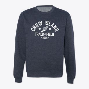 Crow Island Elementary School Track and Field Crewneck Sweatshirt
