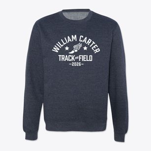 William Carter Elementary School Track and Field Crewneck Sweatshirt