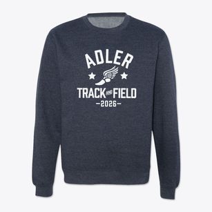 Adler School Track and Field Crewneck Sweatshirt