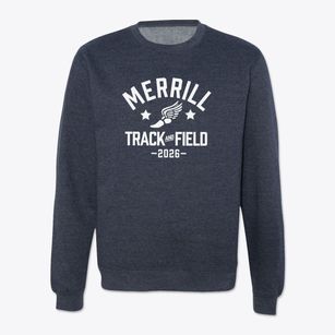 Merrill Elementary School Track and Field Crewneck Sweatshirt