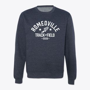 Romeoville High School Track and Field Crewneck Sweatshirt
