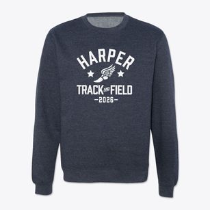 Harper Elementary School Track and Field Crewneck Sweatshirt