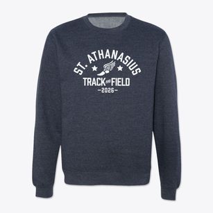 St. Athanasius Parish Track and Field Crewneck Sweatshirt