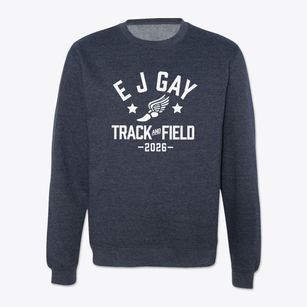 E J Gay Middle School Track and Field Crewneck Sweatshirt