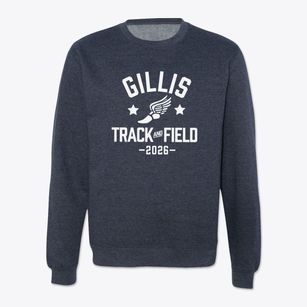 Gillis Elementary School Track and Field Crewneck Sweatshirt