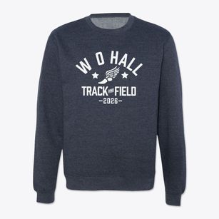 W O Hall Primary School Track and Field Crewneck Sweatshirt