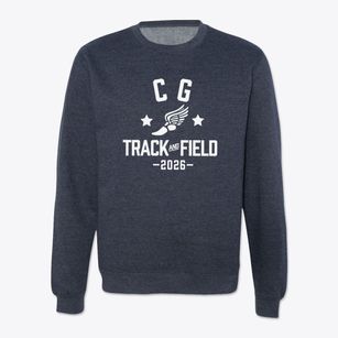 C G Mcdonough City Magnet School Track and Field Crewneck Sweatshirt