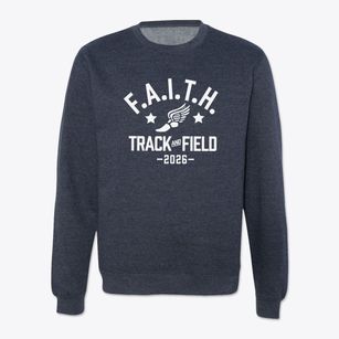 F.a.i.t.h. Homeschool Track and Field Crewneck Sweatshirt