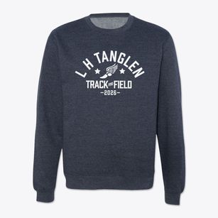 L H Tanglen Elementary School Track and Field Crewneck Sweatshirt
