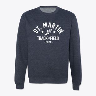 Saint Martin East Elementary School Track and Field Crewneck Sweatshirt
