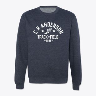 C R Anderson Alternative School Track and Field Crewneck Sweatshirt