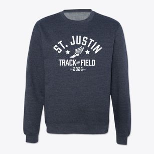 Saint Justin The Martyr School Track and Field Crewneck Sweatshirt