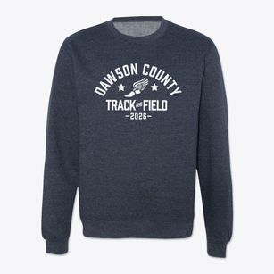 Dawson County District 13 School Track and Field Crewneck Sweatshirt